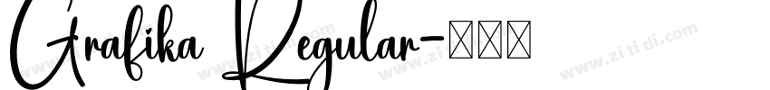 Grafika Regular字体转换